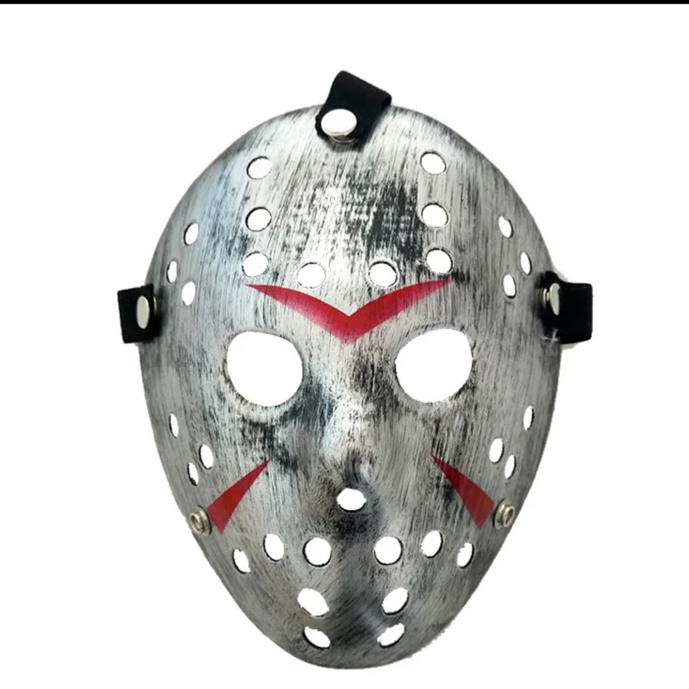 Halloween Horror Jason Mask Hockey Cosplay Killer Scary Party 🔥COLOR SILVER 🔥